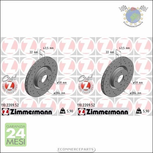 Kit dischi freno - kit, 2x