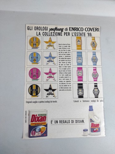Inserto pubblicità 1989 - , gli
