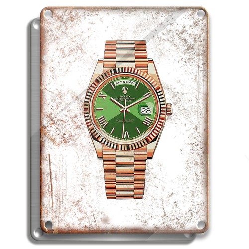 Insegna metallo orologio - in,