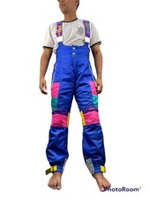 VINTAGE Phenix Japan salopette vita 28-31 tuta pantaloni olimpiadi invernali sci