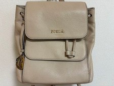 Zaino FURLA beige in ecopelle con tasca interna quasi come nuovo