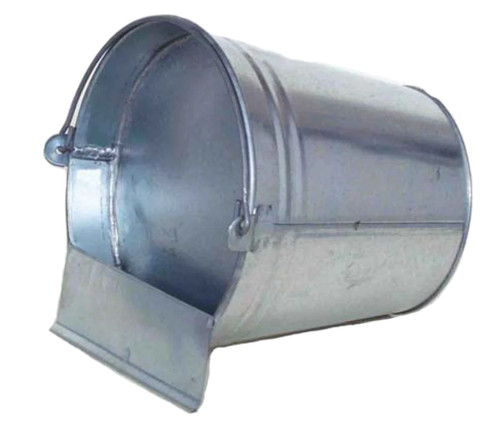 Abbeveratoio secchio metallo - abbeveratoio,