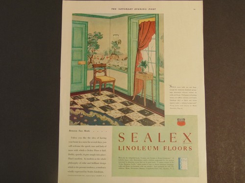 1930 sealex linoleum - 1930,