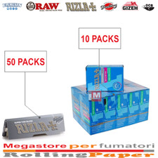 Cartine Rizla Argento Corte Argento 50 Libretti + Filtri Rizla Slim 6mm