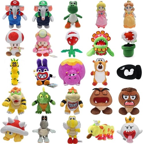 Peluche super mario bros - super, luigi