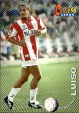 card calciatori cards calcio 98 1998 panini  # 106 Vicenza Luiso