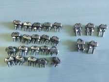 178. Morsetti serrafilo acciaio inox. Stock 25 pz mm. 5 (20 pz) - mm. 6 (5 pz).