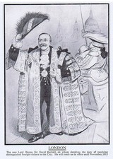 SIR DAVID BURNETT Caricatura