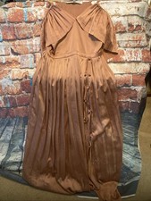 MAXI ABITO PLISSETTATO BANANA