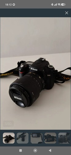 Nikon d90 objetivo 18 - nikon, 18-105mm