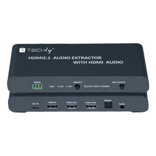 Techly estrattore audio hdmi - estrattore,
