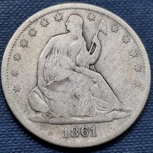 Mezzo dollaro liberty 1861 - liberty,
