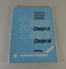 Catalogo Parti / Elenco Ricambi Moto Dnepr 11 / 16 Aggiornato 1987