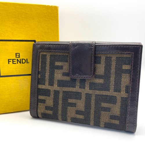 Portafoglio fendi zucca bifold - portafoglio,