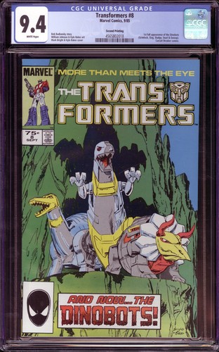 The transformers cgc 4 - 8, 9.4
