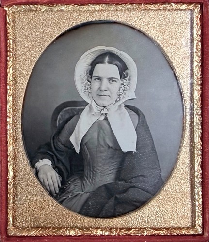 1850s giovane donna cofano - donna,