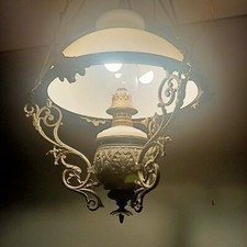 Grande lampadario antico a contrappeso 