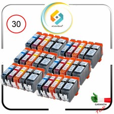 30 Cartucce per Canon IP 3600 IP 4600 IP 47002 MP 550 MP 560 MP 630 MP 640 MP980