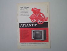 advertising Pubblicità 1960 TELEVISORE ATLANTIC MOD. 519