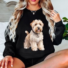 Felpa da donna Its Dog Animals maglione acquerello amante degli animali...