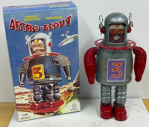 Robot giocattolo latta - robot,