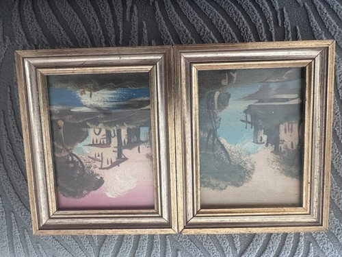 Coppia quadri vintage dipinti - quadri,