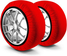 1169A - Coppia Calze Da Neve Omologate EN 16662-1. Adatte per Auto, SUV E Furgon