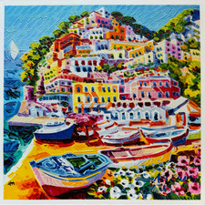 La serenità dell'anima Athos Faccincani Serigrafia originale certificata