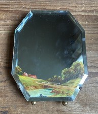 vecchio specchio vanità metà