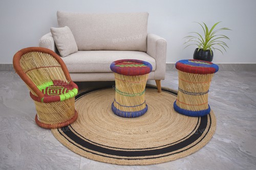 Tappeto juta rotondo beige - in,