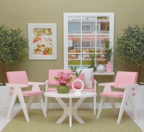 Set rosa pz terrazza - 🌺set,