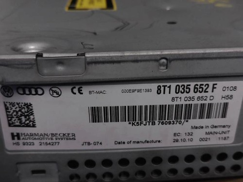 Autoradio audi coupe - a5,