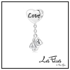 Charm Orsetto con cuore in