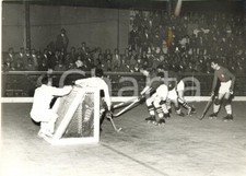 1955 NOVARA Campionati mondiali HOCKEY SU PISTA - Italia vs Svizzera (4) -Foto
