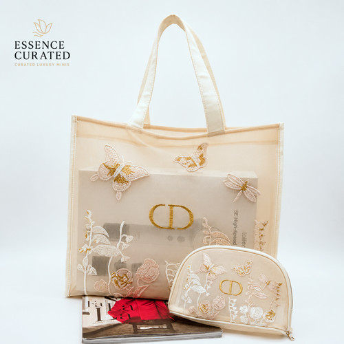 Borsa tote rete farfalla - a,