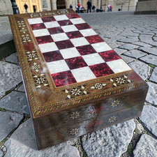 Set scacchi backgammon tavola