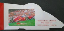 Scheda Telefonica G. 569+Folder "Ferrari E Telecom  Italia" Tir. 195.000