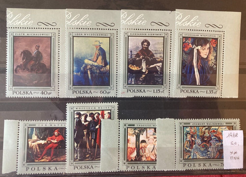 1968 quadri picture polonia - 1968,
