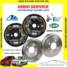 KIT GANASCE FRENI POSTERIORI COMPLETI CON TAMBURI 180 MM FIAT PANDA 169 500 +ABS