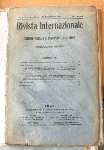 Rivista internazionale - rivista, di