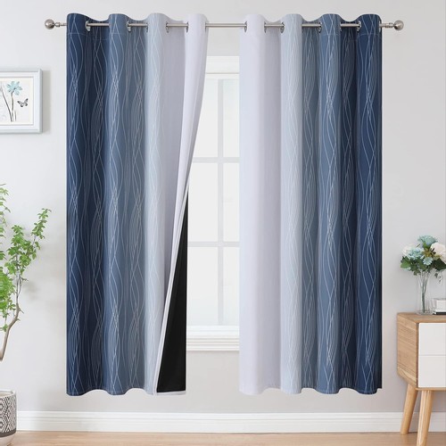 Tende oscuranti blu navy - blu,