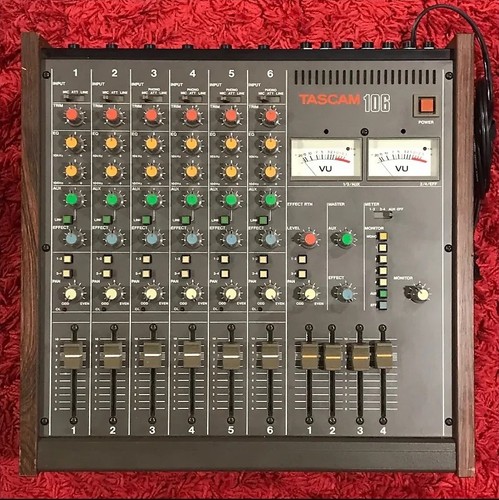 Tascam 106 mixer - tascam, -mixer