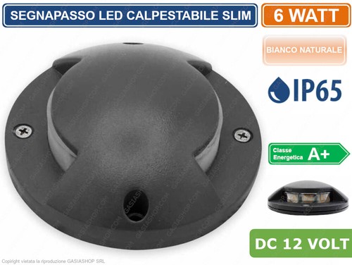 Segnapasso led calpestabile - led,