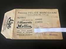 BUSTA PUBBLICITARIO VINTAGE-POLVERE MAGA-MELLIN-ALPE LATTE-FONDAZIONE MANTOVANI