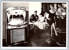 Vintage Jukebox Bar Scene