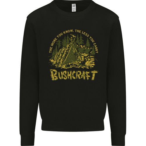 Maglione felpa uomo bushcraft - felpa,