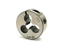 Filiera 1/4"-32 UNEF in HSS Tagliata