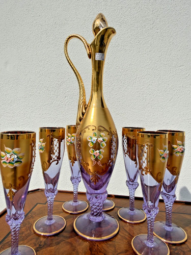 Servizio champagne vetro - champagne,