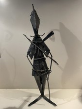 Scultura in ferro battuto Giovanni Grittani vintage anni 80