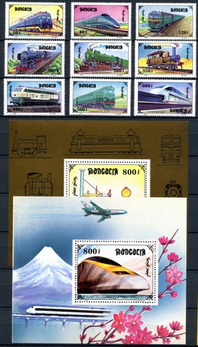 Mongolia 2692 2700 blocco - mongolia, +